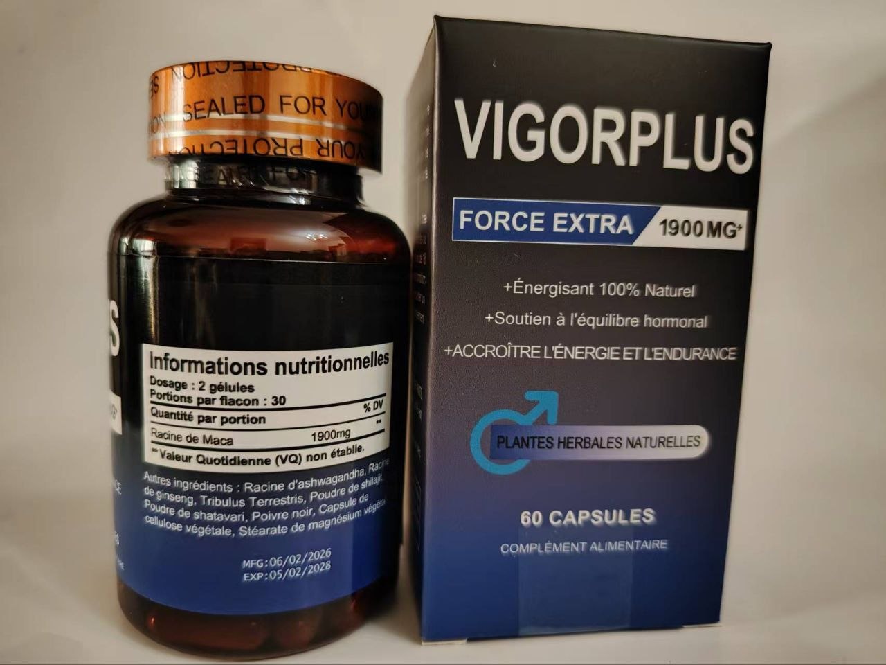 VIGORPLUS Potência Masculina – Vue produit en situation réelle