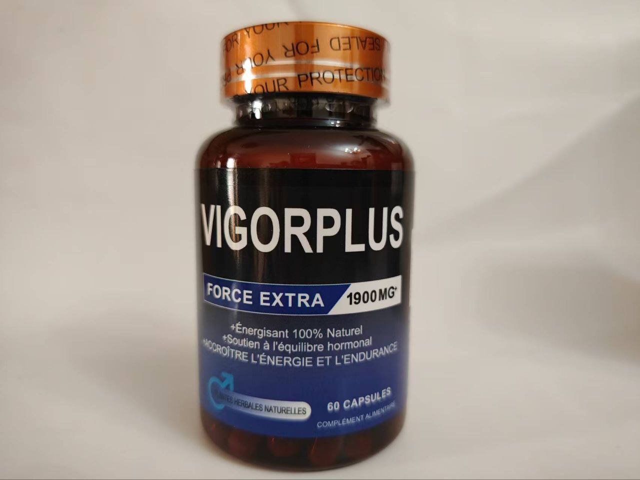 VIGORPLUS Potência Masculina sur une table – Photo réelle